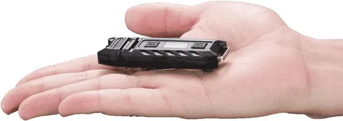 Vista 6 de Paquete: Nitecore THUMB LEO 45 lúmenes LED/UV USB recargable cabeza inclinable luz de trabajo (blanco/rojo) y cable de carga USB