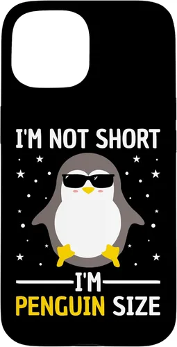 Vista 6 de I'm Not Short I'm Penguin Size Men Women Funny Penguin Lover Case for iPhone 17