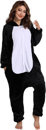 Vista 2 de Afoxsos Adult Penguin Onesies Sleepwear Unisex Animal Pajamas Cosplay Costume