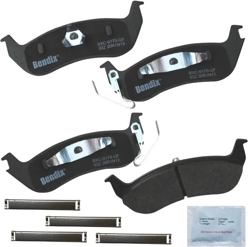 Vista 163 de Bendix Priority1 CFC154 - Juego de pastillas de freno de disco para Avanti II, Century, LeSabre, Regal, Riviera, chasis comercial, DeVille
