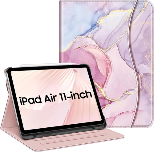 Vista 12 de Fintie Funda tipo libro para iPad Air de 11 pulgadas y iPad Air de 5ª/4ª Negro