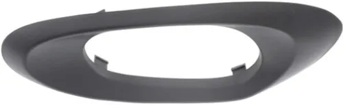 Vista 2 de Moldura para manija de puerta Chevy Trailblazer 2002-2009 para lado del conductor Trasera Interior Negro texturizado Solo bisel Plástico