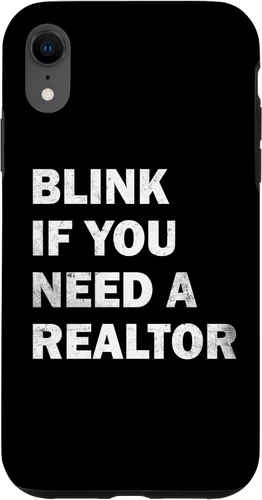 Vista 25 de Blink If You Need A Realtor Real Estate Agent Dad Men Women Case for iPhone 17