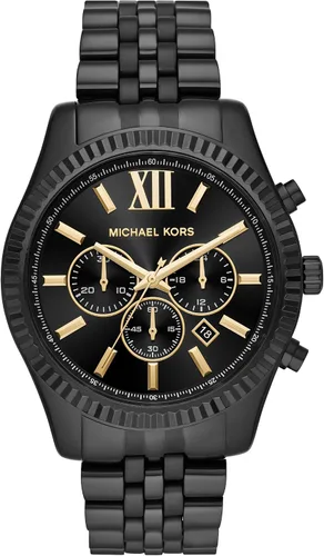 Vista 10 de Michael Kors Lexington - Reloj de pulsera de acero inoxidable para hombre