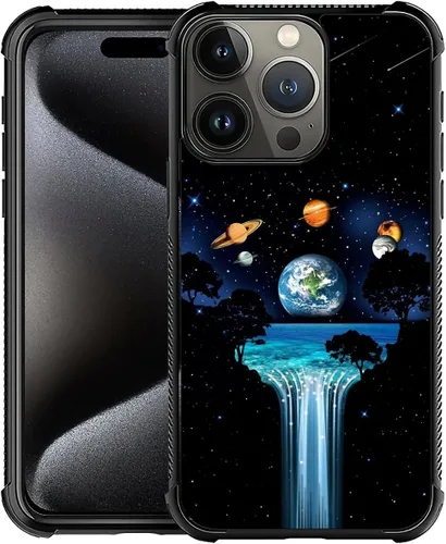 Vista 32 de Funda compatible con iPhone Xs, diseño de plexiglás X para niños y hombres, diseño de lobo malo, a prueba de golpes, antiarañazos, para iPhone X/Xs