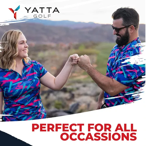 Vista 8 de YATTA GOLF Polo de golf para mujer, resistente a las arrugas, absorbe la humedad y cuello en V para mujer
