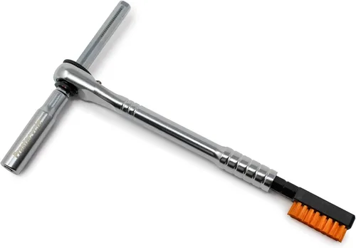 Vista 2 de Prestacycle Broca especial de limpieza y lubricación de cadena, convierte las herramientas Prestacycle Bits en microcepillo compacto para cadenas