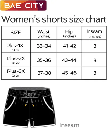 Vista 6 de Bae City Pantalones cortos deportivos para mujer, talla grande, con bolsillo a rayas laterales, suaves, para verano, casual, entrenamiento