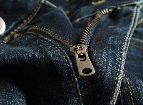 Vista 7 de Jeans casuales ajustados con agujeros rasgados para hombre