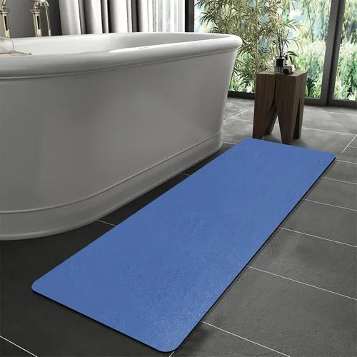 Vista 14 de Tierra de Diatomeas Tapete de Baño Alfombras de Baño Súper Absorbente Secado Rápido Antideslizante Tapete de Baño Delgado Tapetes de Piso de Baño