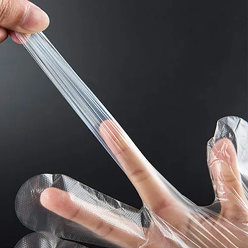 Vista 7 de HLIN 1500 guantes de plástico desechables – Guantes de preparación de alimentos desechables transparentes para servicio de alimentos, limpieza