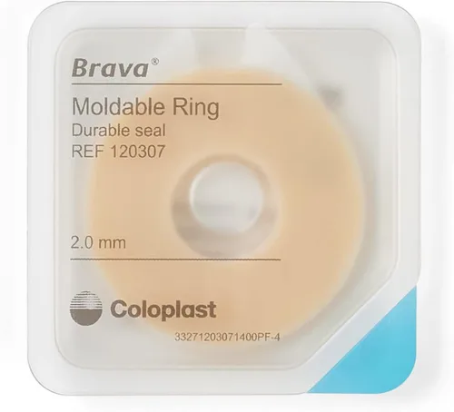 Vista 2 de Brava 120307 - Anillo de ostomía (0.079 in de grosor, diámetro de 2 pulgadas, moldeable, 10 unidades)