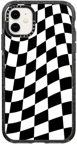 Vista 30 de Funda Impact de CASETiFY para iPhone 11 - Tiempo A Solas de Esther Kim - Negro Claro