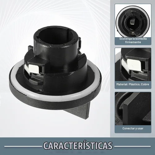 Vista 3 de Bombilla de giro para Volkswagen Jetta Sedan 2011-2017 plástico negro