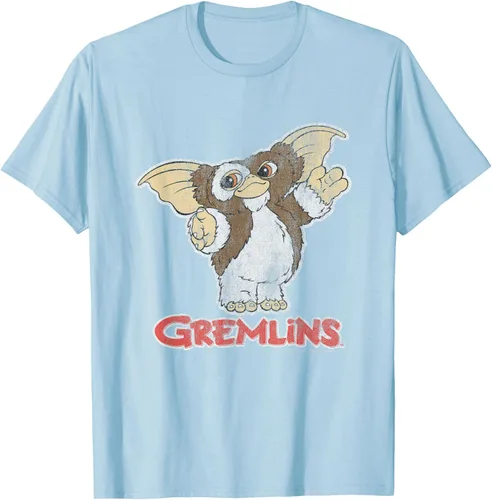 Vista 27 de Gremlins Camiseta Gizmo y Logo, Negro, S