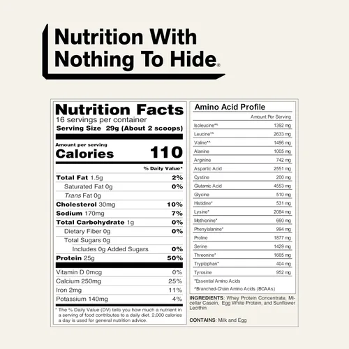 Vista 5 de NAKED Protein Powder Blend - Egg, Whey and Casein Protein Blend