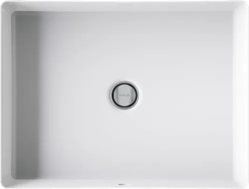 Vista 12 de KOHLER 2882-0 Verticyl Lavabo de baño rectangular de montaje inferior, 19 3/4", Blanco