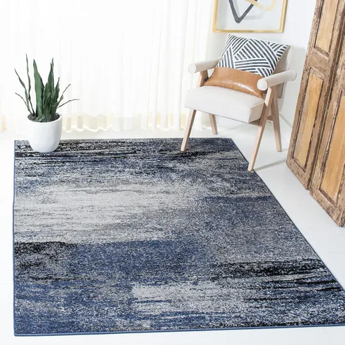 Vista 34 de SAFAVIEH Colección Adirondack Alfombra de Pasillo - 2'1" x 6', Marfil y Salvia, Diseño Abstracto Moderno, No Desprende Pelusa y Fácil Cuidado, Ideal