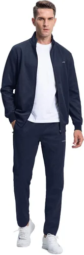 Vista 3 de MAGNIVIT - Conjunto deportivo para hombre con cremallera completa y manga larga