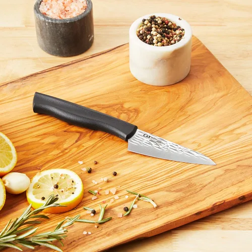 Vista 5 de Kai Cuchillo Inspire Pelar, Negro/Plata, 3.5 Pulgadas