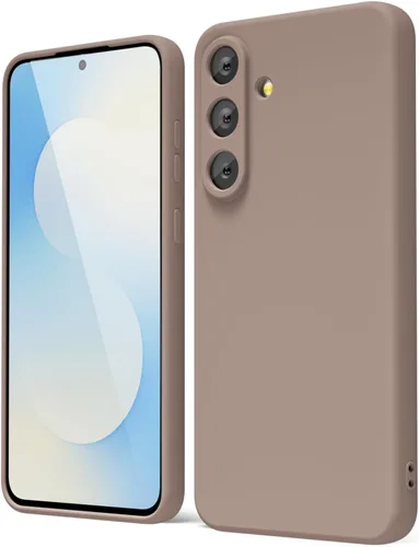 Vista 412 de oakxco Funda para teléfono Samsung Galaxy S8 de silicona líquida, delgada y fina de gel de goma suave TPU cubierta protectora simple llana