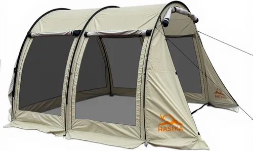 Vista 4 de Tiendas para acampar 4/6 persona grande malla ventanas impermeable familia tienda de campaña universal para fiesta al aire libre festival