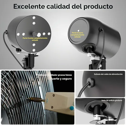 Vista 7 de 5000 CFM 20 "Eco BLDC Motor Potente flujo de aire al aire libre ventilador