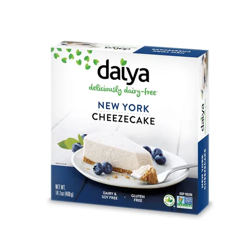 Vista 7 de Daiya Tarta de queso congelada vegana de chocolate sin lácteos, sin gluten, 14.1 onzas (paquete de 8)