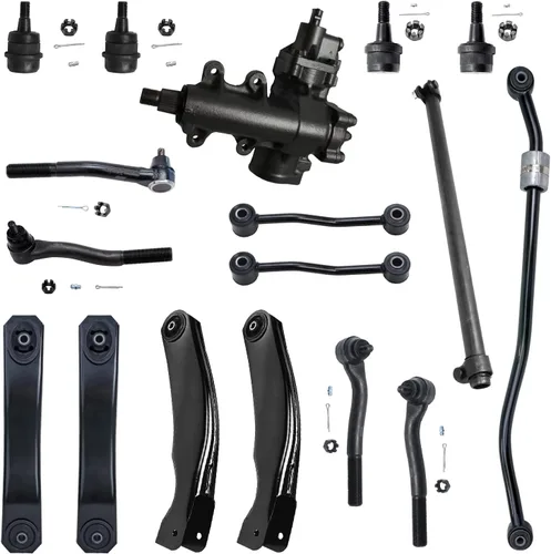 Vista 137 de Detroit Axle - Kit de suspensión frontal de 15 piezas para Jeep Grand Cherokee 99-04 1999 2000 2001 2002 2003 2004, brazos de control superior e