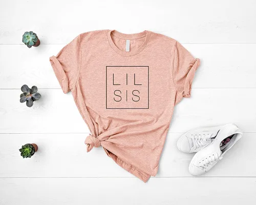 Vista 4 de Dada Mama Mini Shirts, Big Bro Shirt, Family Matching Shirt, Pregnancy Announcemnet Shirts, Big Sis Lil Sis, Dada Mama Mini Baby