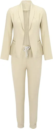 Vista 3 de Women's 2024 Soft Two Piece Outfits Blazers Jacket and Short Pants Double Breasted Business Work Casual Suit Sets