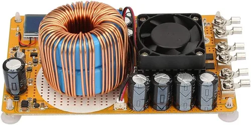Vista 8 de YWBL-WH Módulo de fuente de alimentación Convertidor de alimentación DC-DC 8-40V a 0-32V 50A 800W Módulo reductor ajustable con ventilador disipador