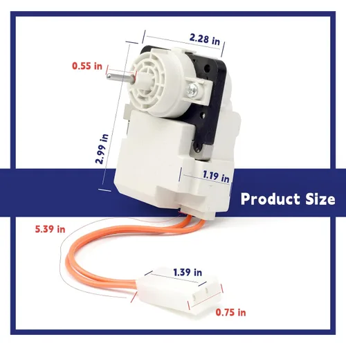 Vista 7 de Reemplazo del motor del ventilador del evaporador del refrigerador W10464673 para las piezas del refrigerador Whirlpool Reemplazar WPW10464673
