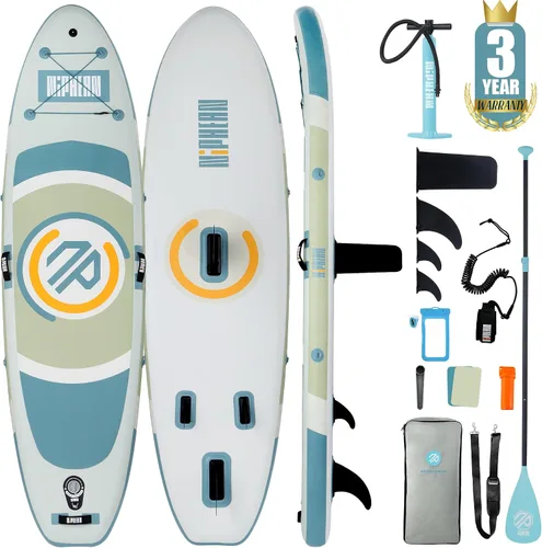 Vista 10 de Niphean 10' Inflatable Paddle Board, Ultra-Light SUP for Beginners