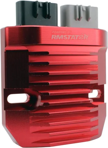 Vista 5 de RMSTATOR Aluminio mecanizado rojo. Mosfet Regulador para Yamaha Royal Star Venture 1300 V Star 110 SR 400 WR 250 YZF R6 600 YFZ R7 700