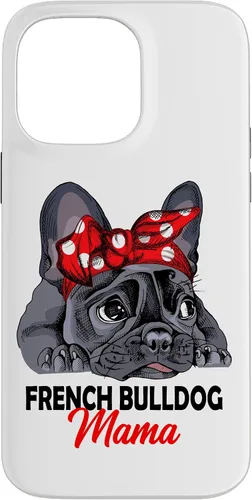 Vista 21 de French Bulldog Mama Frenchie Frauchen Case for iPhone 17