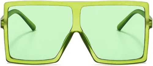 Vista 2 de Kyiduo - Gafas de sol cuadradas de gran tamaño para mujer y hombre ultraligero