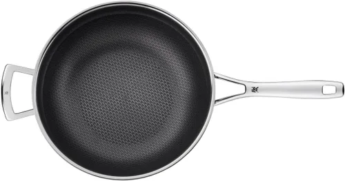 Vista 3 de WMF Profesional Resist Wok Diámetro Material multicapa Estructura de panal totalmente recubierta Mango de plástico adecuado para cocinas