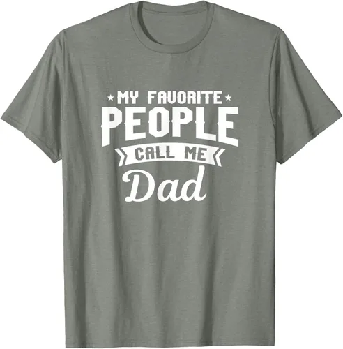 Vista 29 de My Favorite People Call Me Dad - Camiseta divertida, Negro, S