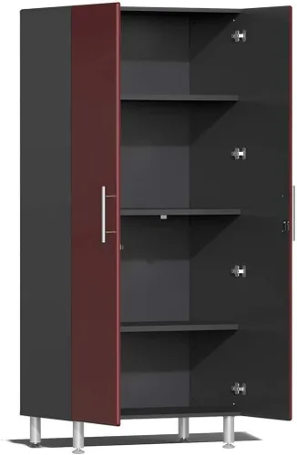 Vista 2 de Ulti-MATE UG25072R Kit de gabinete de 7 piezas en rojo rubí metálico