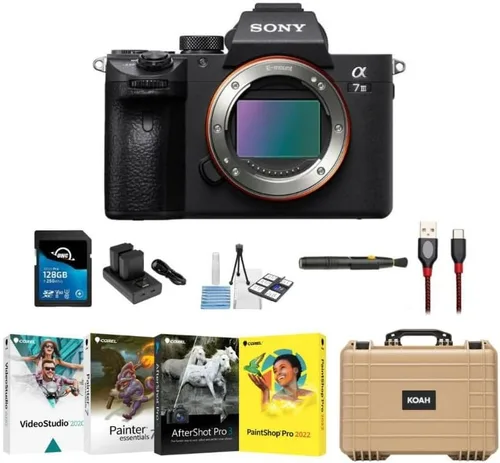 Vista 9 de Sony Paquetes de cámara sin espejo de marco completo a7 III (cuerpo a7III + paquete de lentes SEL50F18F)