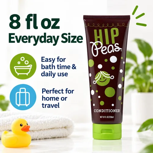Vista 5 de Hip Peas Acondicionador desenredante natural para el cabello (8 fl oz / 8.0 fl oz)