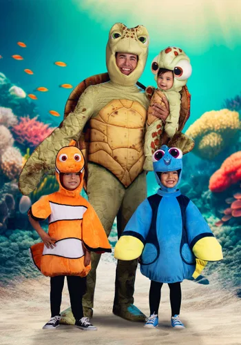 Vista 3 de Disfraz de Dory de Disney y Pixar Buscando a Nemo para Bebés Multicolor