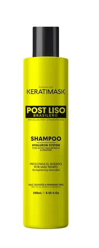 Vista 4 de PLACENTA LIFE KERATIMASK - Kit de poste alisador brasileño (champú (8.5 fl oz) + acondicionador (8.5 fl oz) + protector de calor. Haz que tu alisado
