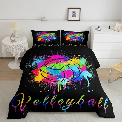 Vista 27 de Feelyou Juego de ropa de cama de coche de carreras para niños y niñas, tamaño individual, juego de edredón deportivo de velocidad para adolescentes