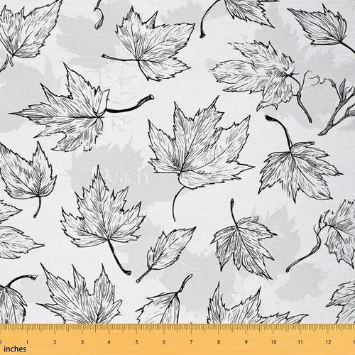 Vista 19 de Feelyou Tela de Dibujos Animados de Frutas por el Patio, Tela con Diseño Temático de Frutas Tropicales para Sillas y Proyectos de Bricolaje