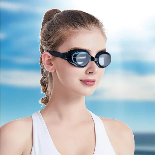 Vista 2 de ROER - Gafas de natación con equipo deportivo correctivo miope, sin fugas, antivaho para hombre miope, mujer y adulto
