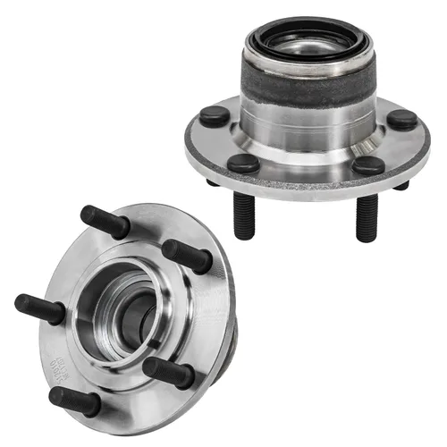 Vista 38 de Detroit Axle - Par de cojinetes de rueda delantera/trasera para Ford Edge 11-14, 09-19 Flex, 13-19 Police Interceptor Sedan, 14-18 Police Sedan