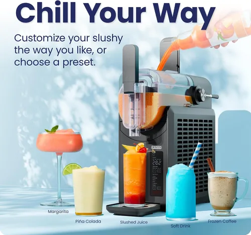 Vista 2 de Iceman Slush-Ease - Máquina de granizado para bebidas congeladas y máquina de granizado con 5 ajustes preestablecidos + opción personalizada
