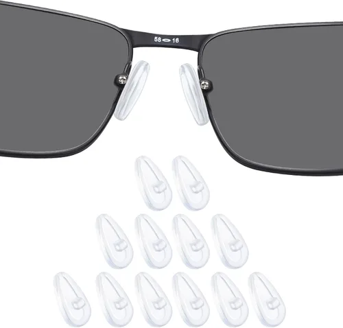 Vista 23 de DROGO Almohadillas de silicona para la nariz de repuesto para gafas Oakley/Sunglass Wiretap 2.0/placa base, placa superficial/Wingback SQ/Wingfold